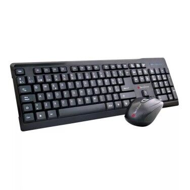 KIT TECLADO Y MOUSE TECHZONE TZ16COMB01-INA CONEXION INALAMBRICO COLOR NEGRO $ 320.00 M.N.