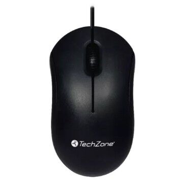 MOUSE ALAMBRICO TECHZONE TZMOU01 CONEXION USB COLOR NEGRO $ 75.00 M.N.