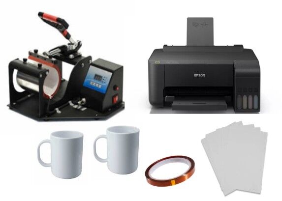 COMBO PARA SUBLIMAR TAZAS
 1 PLANCHA PARA TAZAS 11 OZ 
1 IMPRESORA EPSON L1110 
1 CINTA TERMICA 30  MTS 
2 TAZAS BLANCAS 11 ONZAS 
10 HOJAS TAMAÑO CARTA PARA SUBLIMAR 
SERVICIO DE ENVIO (CDMX) Y ASESORIA (APLICAN RESTRICCIONES) 
$ 6,495.00 M.N.